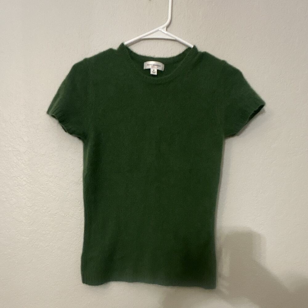 Isaac Mizrahi for Target Women's Green Cashmere Knit Crewneck Sweater M